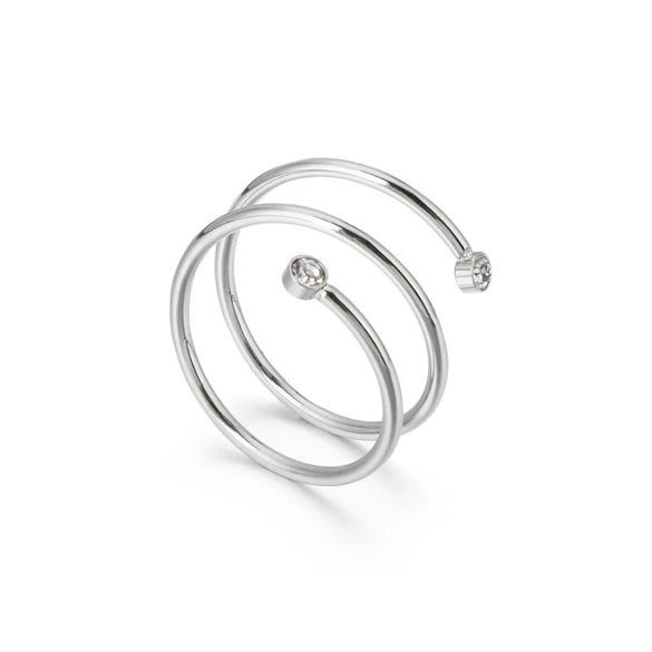 New Simple Elegant Titanium Steel Ring With Multi Layer Creative Design For Women In Sports Style