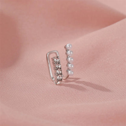 New  Simple Fashion Ear Clips Temperament Diamond Single  Alloy  Ear Clips  Gooddiy Wholesale