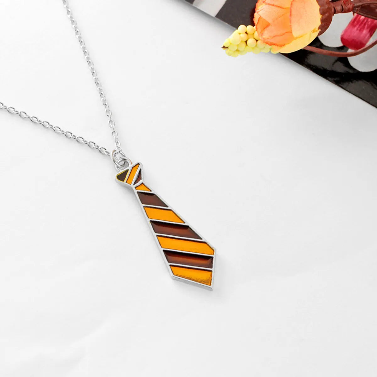 New Simple  Personality Dripping Color Tie Pendant Necklace Wholesale  Gooddiy Wholesale