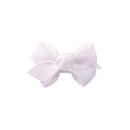 New Solid Color Bow Baby'S Hair Clip Set Wholesale Nihaojewelry