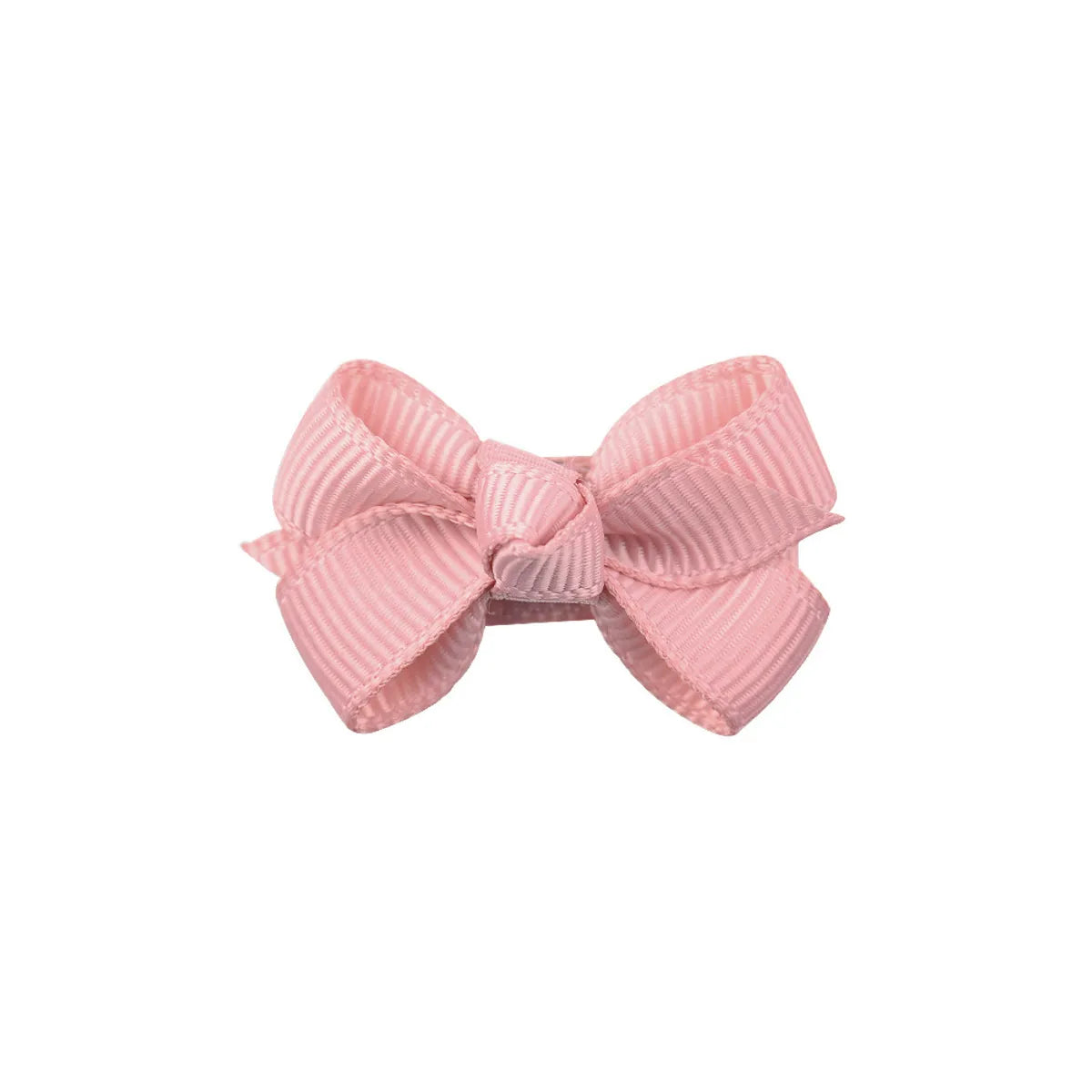 New Solid Color Bow Baby'S Hair Clip Set Wholesale Nihaojewelry