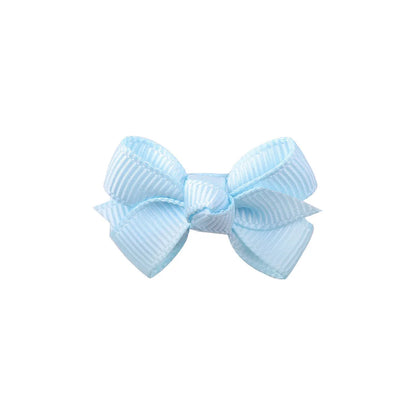 New Solid Color Bow Baby'S Hair Clip Set Wholesale Nihaojewelry