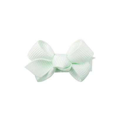 New Solid Color Bow Baby'S Hair Clip Set Wholesale Nihaojewelry