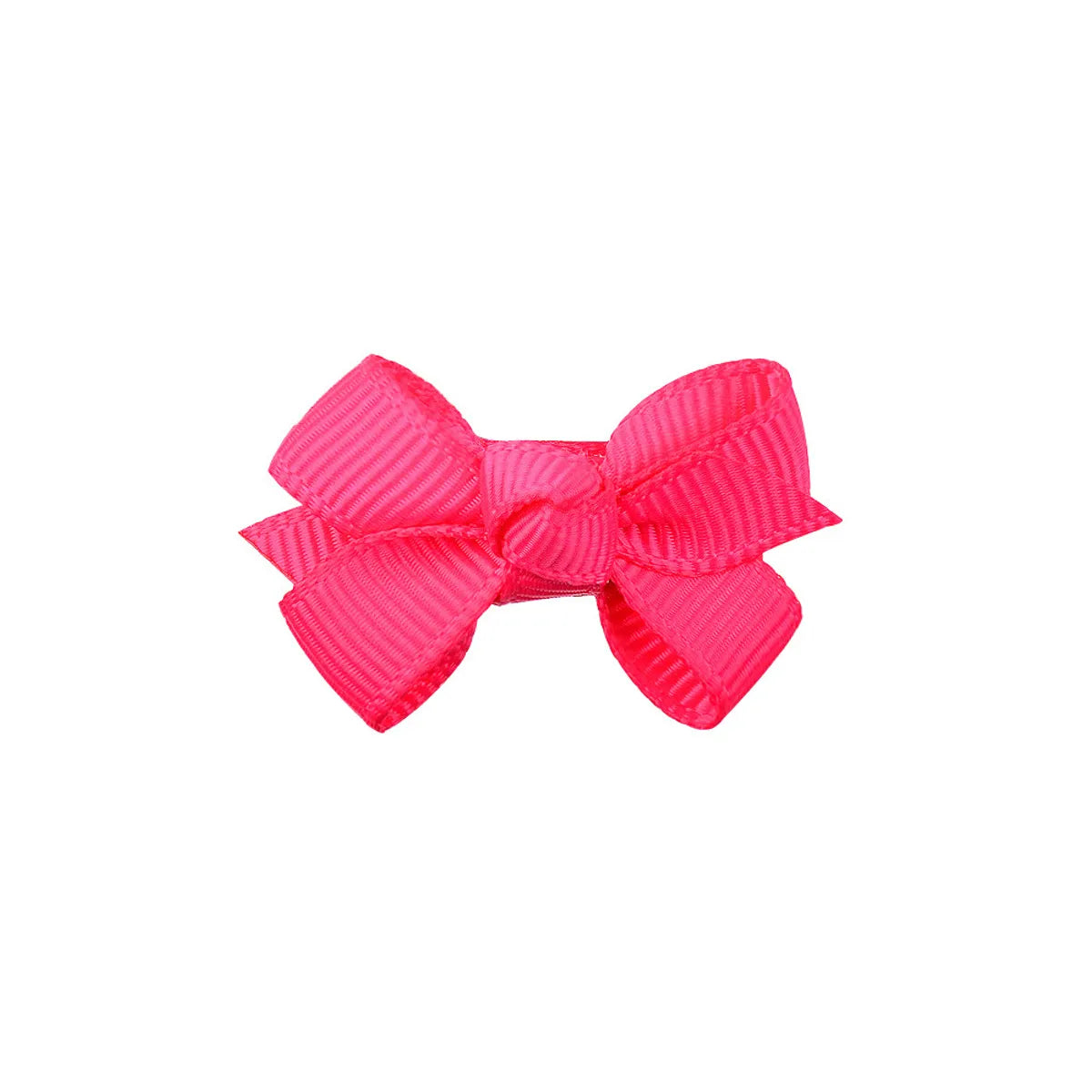 New Solid Color Bow Baby'S Hair Clip Set Wholesale Nihaojewelry