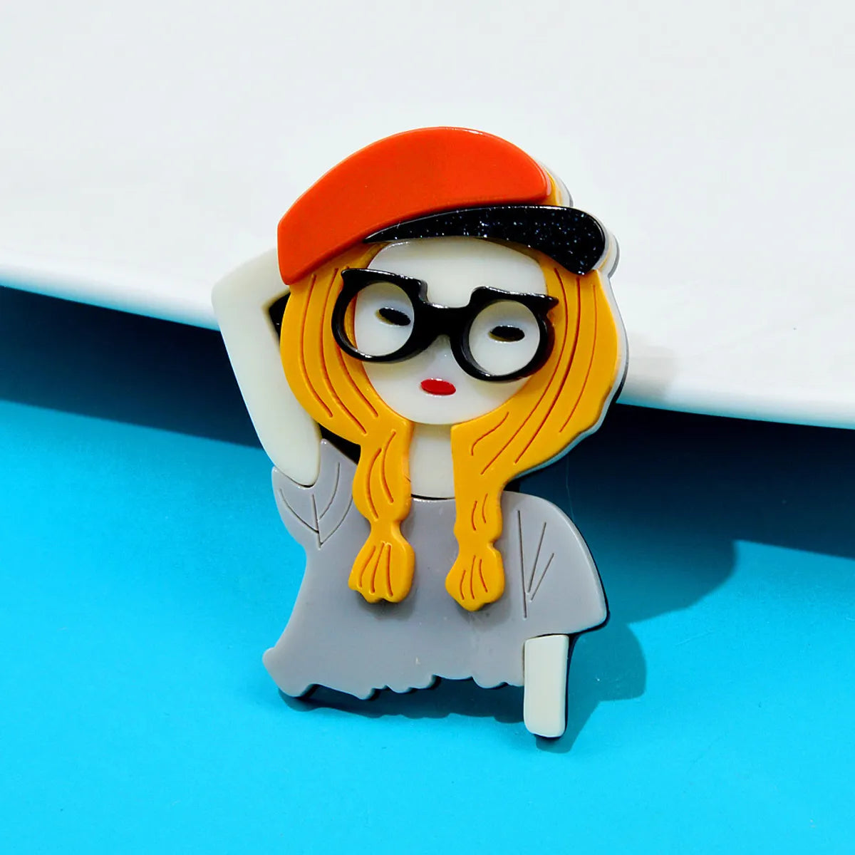 New Style Fashion Cartoon Figure Women Alloy Brooch