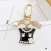 New Style Metal Airpods Protective Case Keychain Pendant With Electroplating For Women