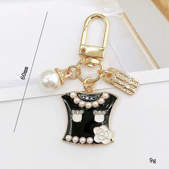 New Style Metal Airpods Protective Case Keychain Pendant With Electroplating For Women
