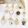 New Style Metal Airpods Protective Case Keychain Pendant With Electroplating For Women