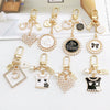 New Style Metal Airpods Protective Case Keychain Pendant With Electroplating For Women