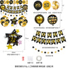 New Year Decorative Round Latex And Aluminum Foil Balloons With Printed Design For Party Decorations Wholesale