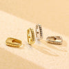 Niche Fashion Women's S925 Silver Handbag Backpack Earrings With Electroplating