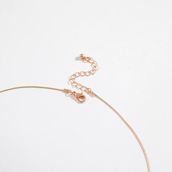 Niche Ginkgo Leaf Tassel Necklace For Women Iron And Alloy Geometric Pattern Snake Bone Chain