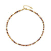 Niche Ins Style Necklace Women'S All-Match Dopamine Natural Shell Hand-Woven Beads Retro Twin Clavicle Chain