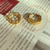 Fashion Trendy Index Finger Ring Retro Gold Ring Women's Simple Cold Style Jewelry