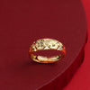 Fashion Trendy Index Finger Ring Retro Gold Ring Women's Simple Cold Style Jewelry