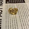 Fashion Trendy Index Finger Ring Retro Gold Ring Women's Simple Cold Style Jewelry