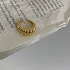 Fashion Trendy Index Finger Ring Retro Gold Ring Women's Simple Cold Style Jewelry