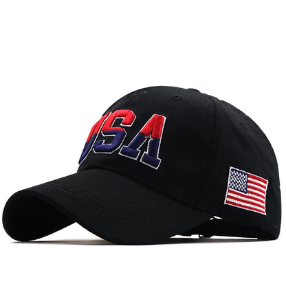 Nihaojewelry Fashion Letter Usa Embroidery Baseball Caps Wholesale