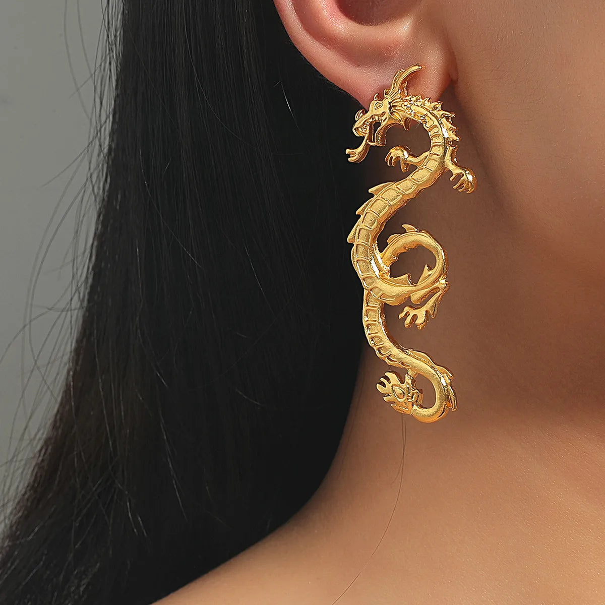 Fashion Animal Plating Alloy No Inlaid Earrings Ear Studs