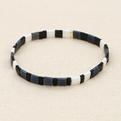 Nihaojewelry Wholesale Jewelry Simple Bohemian Multi-Layered Woven Gold Beads Bracelets