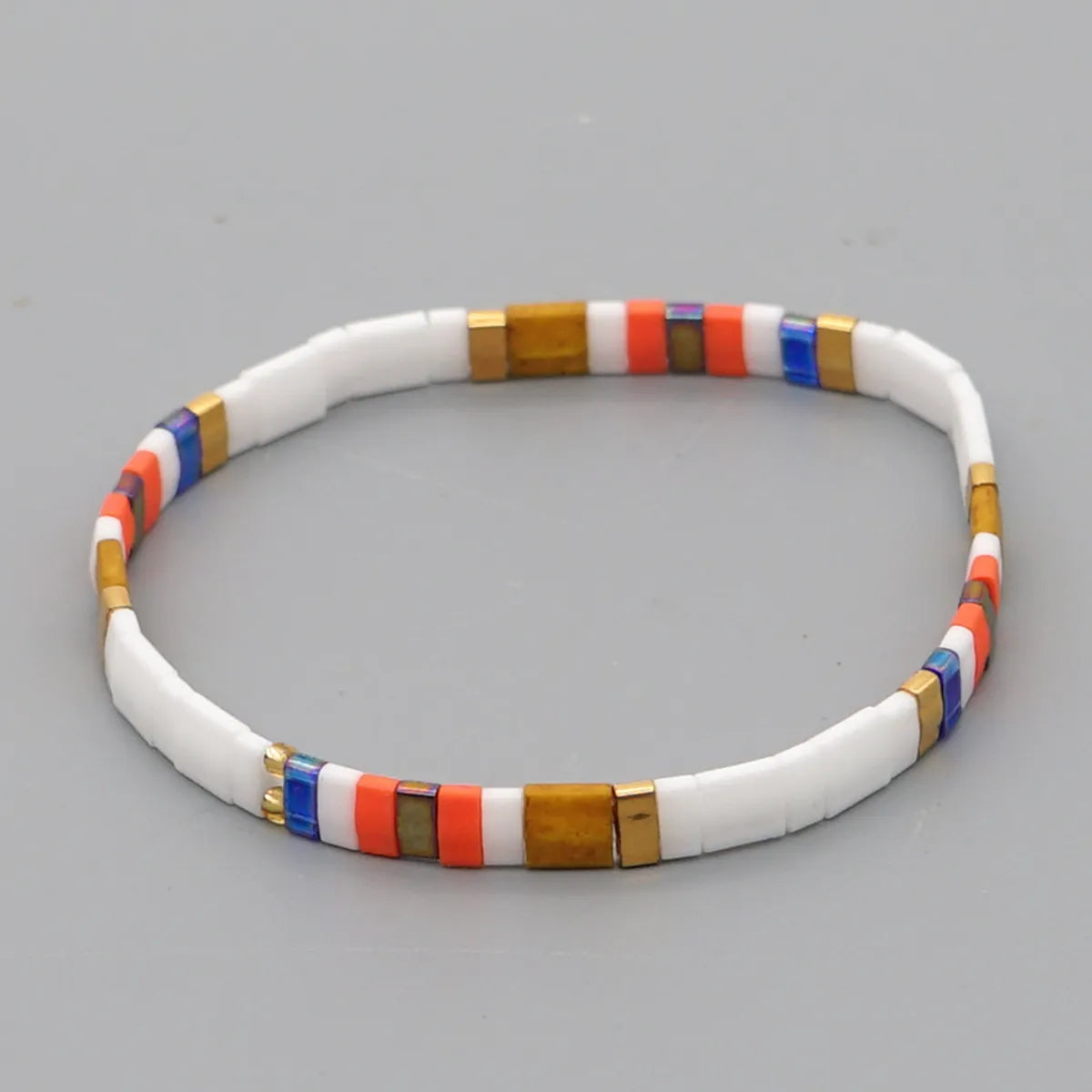 Nihaojewelry Wholesale Jewelry Simple Bohemian Multi-Layered Woven Gold Beads Bracelets