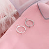 No Piercing Spring Ear Clip Circle Metal Earrings Jewelry Diy Handmade Electroplated