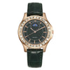 Non Mechanical Quartz Belt Watch For Men And Women Alloy Case Imitation Leather Strap Stainless Steel Clasp Round Dial Business Style