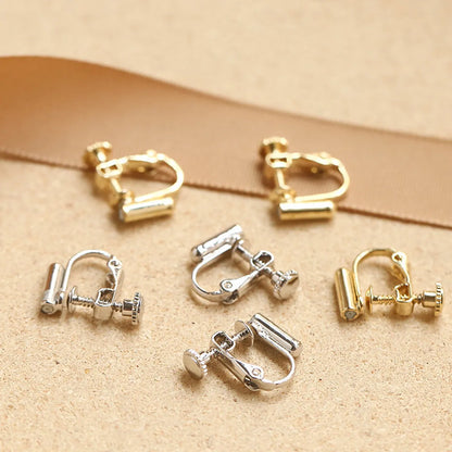 Non-Pierced Girl Ear Clip Converter Ear Studs Earrings Changed To Non-Piercing Earrings Female Spiral Ear Clip