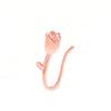 Nonpierced Ushaped Nose Clip Copper Inlaid Zircon Geometric Style Electroplated Women's Accessory