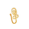 Nonpierced Ushaped Nose Clip Copper Inlaid Zircon Geometric Style Electroplated Women's Accessory