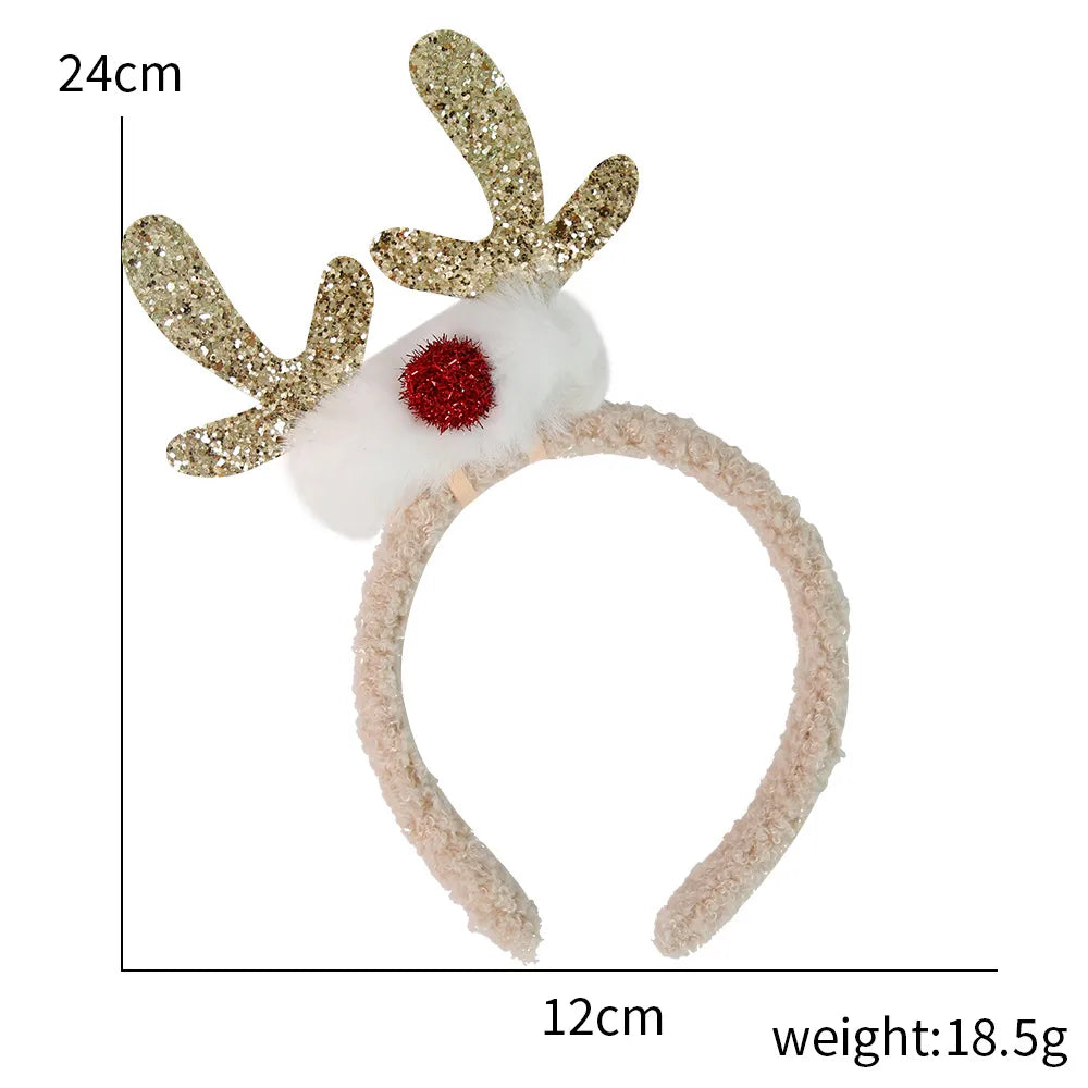 Nordic Style Antlers Plastic Glitter Paper