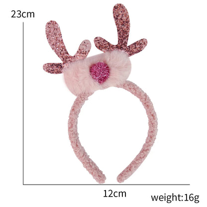 Nordic Style Antlers Plastic Glitter Paper