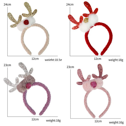 Nordic Style Antlers Plastic Glitter Paper