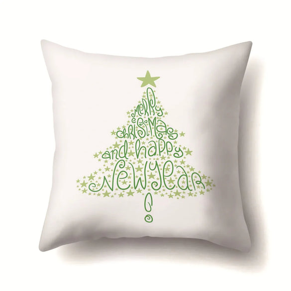 Nordic Style Cute Modern Style Animal Christmas Tree Snowman Polyester Pillow Cases Couch & Sofa Decor