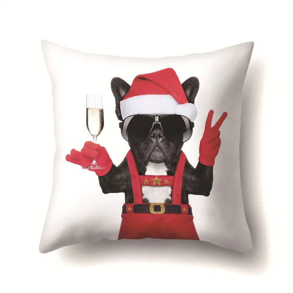 Nordic Style Cute Modern Style Animal Christmas Tree Snowman Polyester Pillow Cases Couch & Sofa Decor