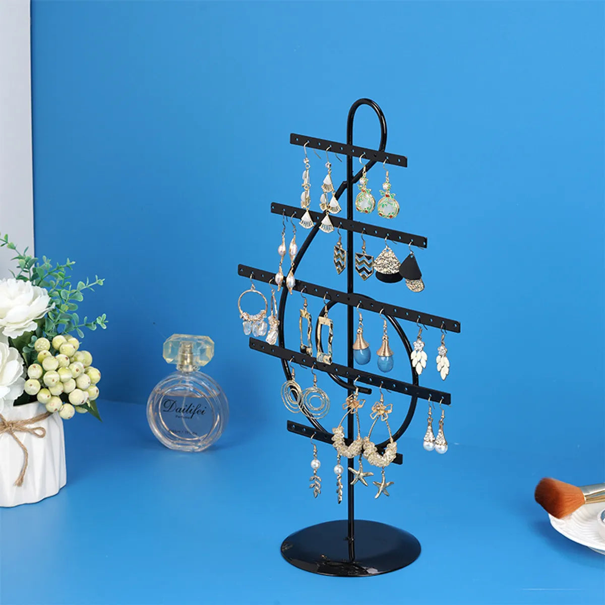 Nordic Style Notes Metal Iron Jewelry Rack