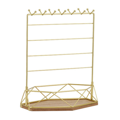 Nordic Style Square Metal Iron Jewelry Rack