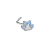 Nose Nail Piercing Jewelry Stainless Steel Animal Spider Scorpion Cat Claw Heart Inlaid Zircon Diamond Style