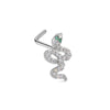 Nose Nail Piercing Jewelry Stainless Steel Animal Spider Scorpion Cat Claw Heart Inlaid Zircon Diamond Style