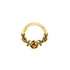Nose Ring And Ear Ring Stainless Steel Heartshaped And Fivepointed Star Puncture Ornaments With Diamond Design Simple Style