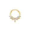 Nose Ring And Ear Ring Stainless Steel Heartshaped And Fivepointed Star Puncture Ornaments With Diamond Design Simple Style