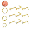 Nose Ring Stainless Steel Geometric Electroplating Unisex