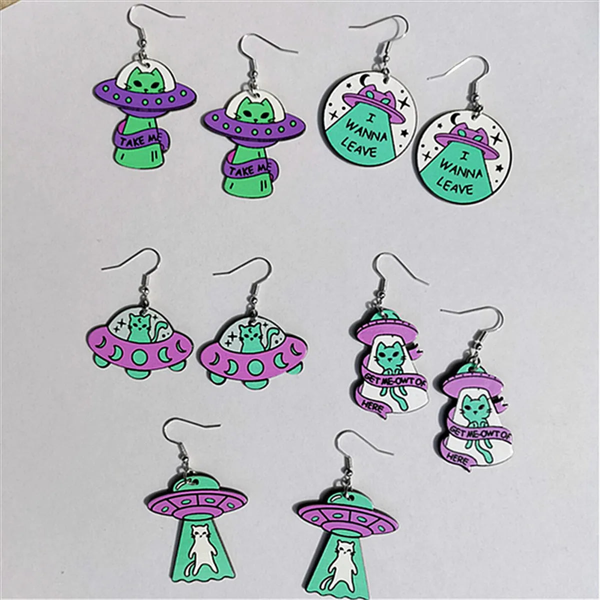 Novelty  Arylic Women'S Drop Earrings 1 Pair