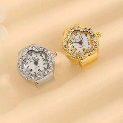 Novelty Flower Alloy Unisex Rings Watch Ring