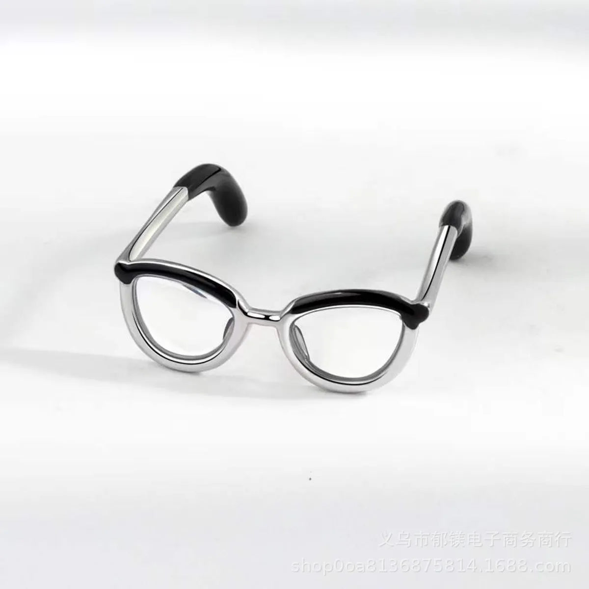 Novelty Glasses Metal Wholesale Open Rings