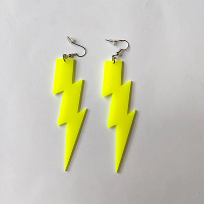 Novelty Lightning Arylic Women'S Drop Earrings 1 Pair