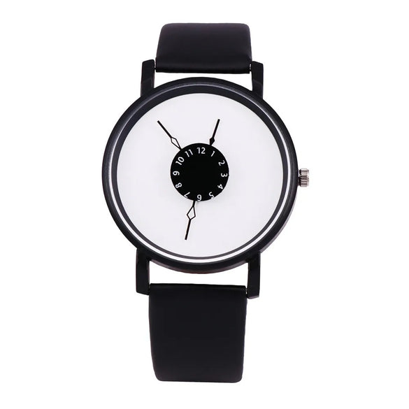 Novelty Solid Color Buckle Quartz Men'S Watches