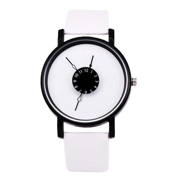 Novelty Solid Color Buckle Quartz Men'S Watches