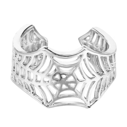 Novelty Spider Web Alloy Plating Unisex Open Ring