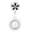 Nurse Watch Alloy Case Silicone Strap Stainless Steel Clasp Round Dial Small Fresh Style